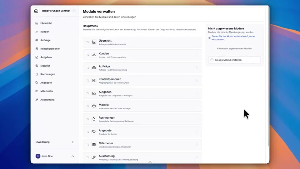 Formulare definieren